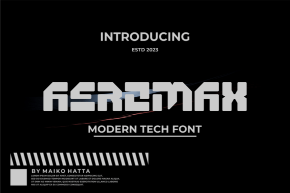 Aeromax: Strategic Typography for Modern Brand Positioning