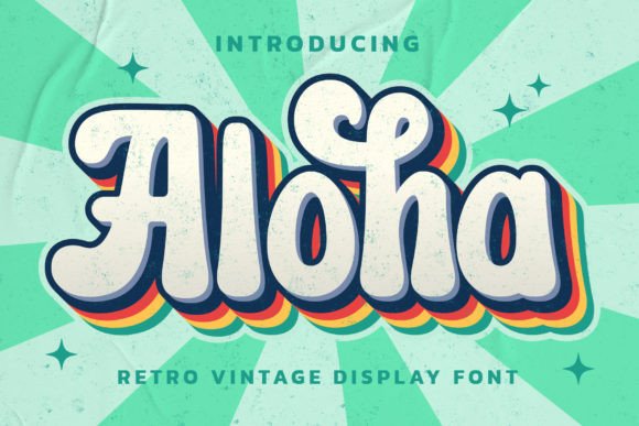 Aloha Display: The Vintage Font for Modern Branding