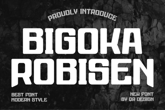 Bigoka Robisen: Bold Typography for Authentic Brands