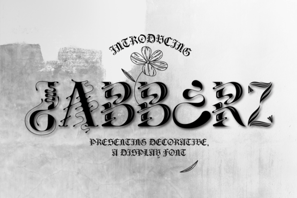 Elevate Designs with Jabberz Display Font