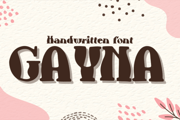 Gayna: The Playful Display Font for Modern Creatives