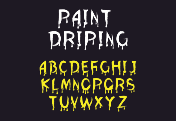 Mastering Spooky Design with Paint Driping: A Guide to Horror Typography