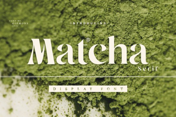 Matcha: The Retro-Modern Serif Font for Bold Branding