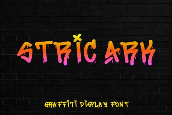 Stric Ark: The Ultimate Street Art Font for Bold Branding and Creative Expression